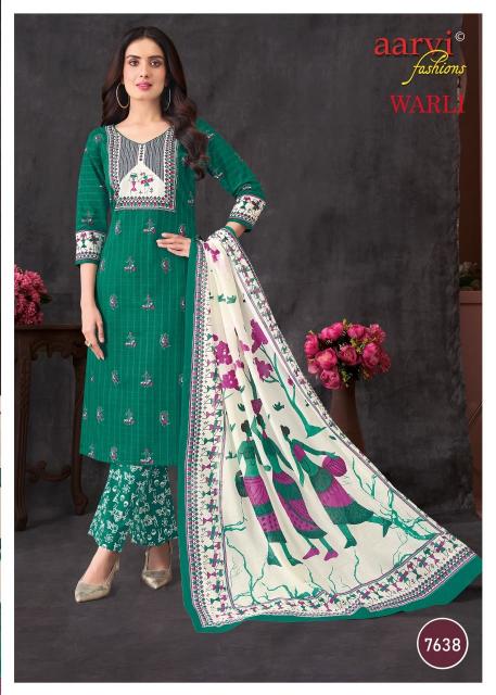 Aarvi warli vol-1 cotton satin kurtis wholesale